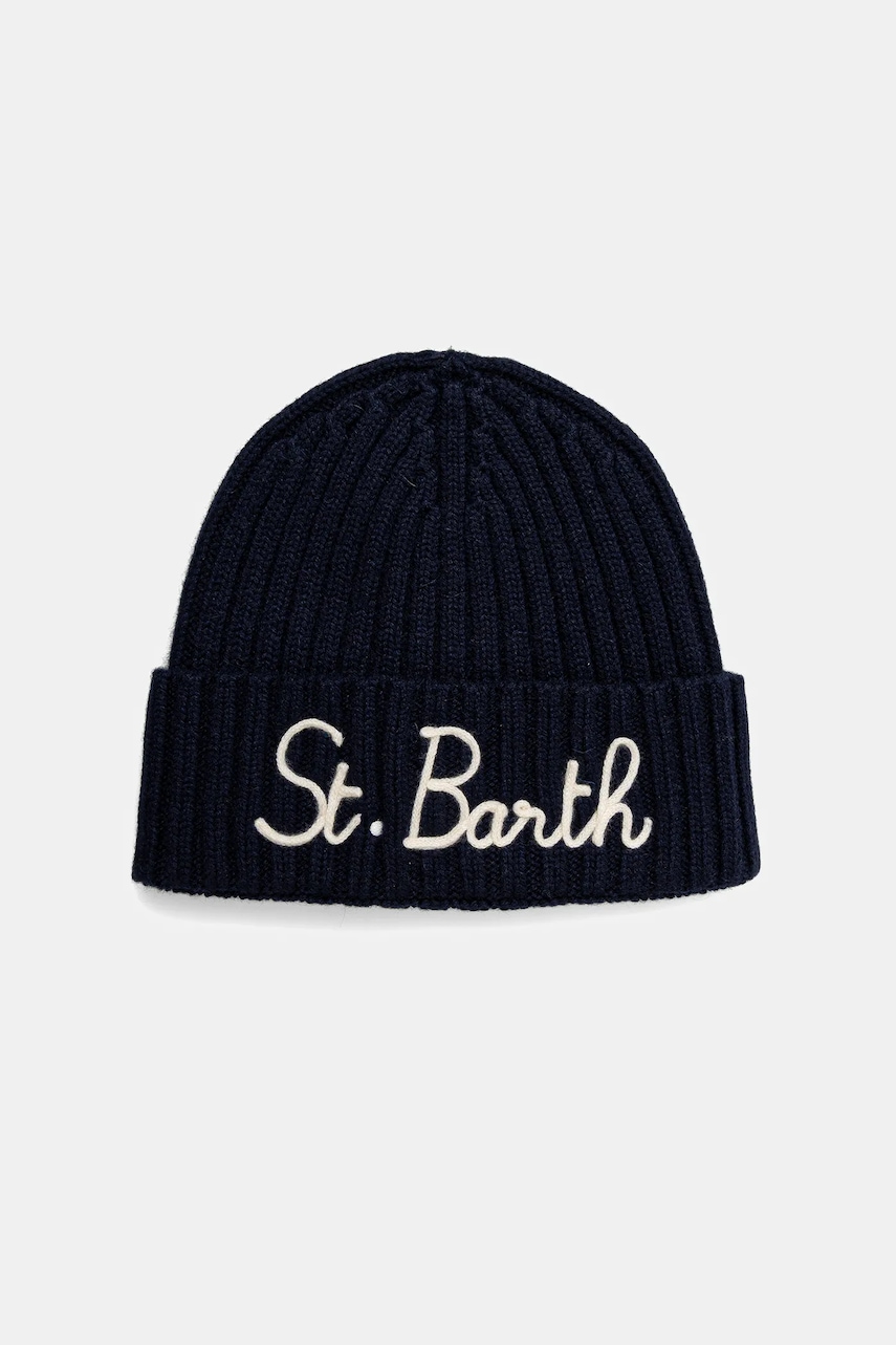 MC2 Saint Barth caciula de lana culoarea bej, de lana