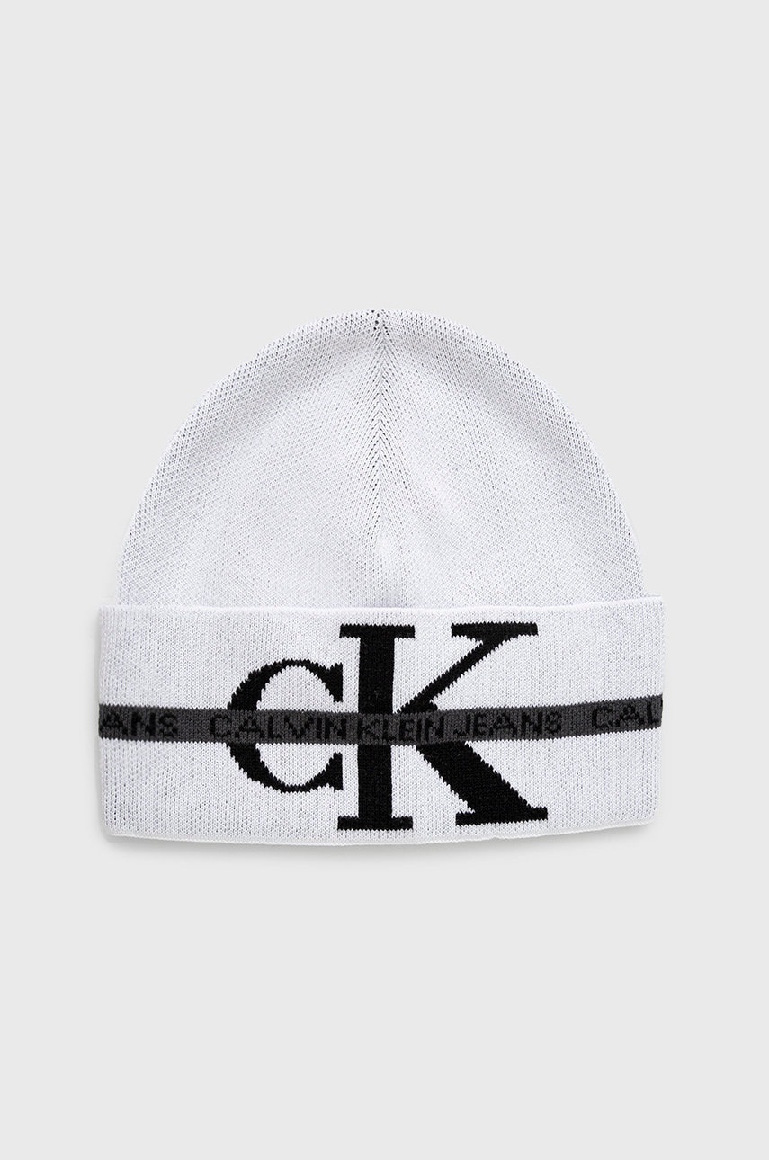 

Calvin Klein Jeans - Шапка, Бял