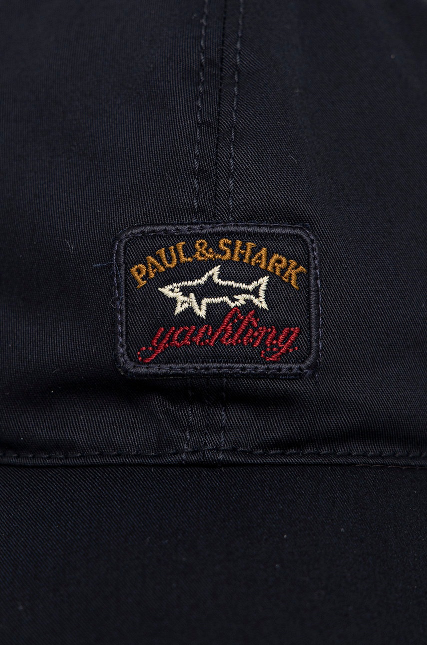 

Кепка Paul&Shark колір синій з аплікацією