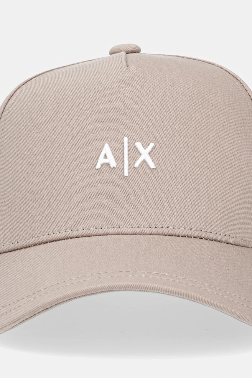 Шапка Armani Exchange цвет зелёный с аппликацией Шапка Armani Exchange цвет зелёный с аппликацией