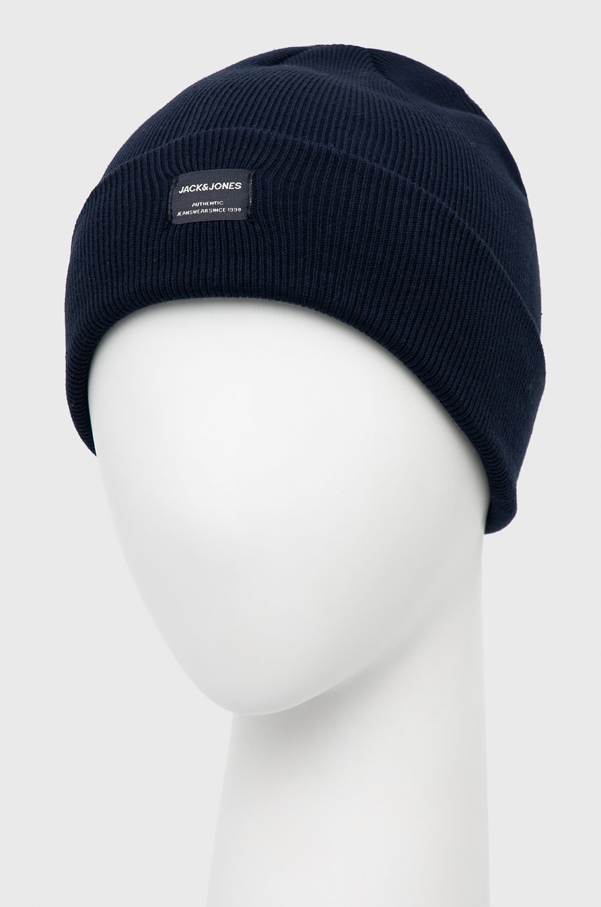 

Шапка і шарф Jack & Jones колір синій