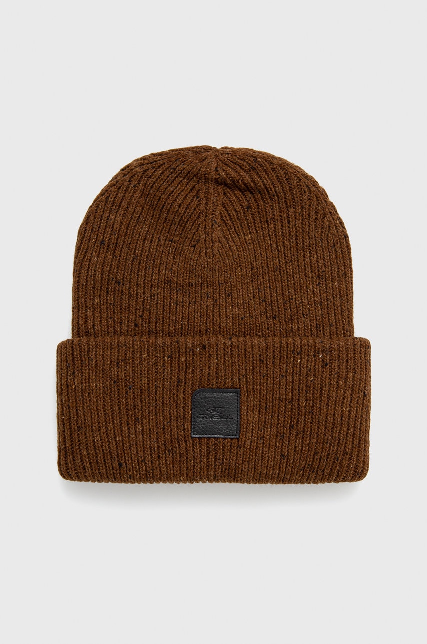 O'neill căciulă culoarea maro, din tricot gros