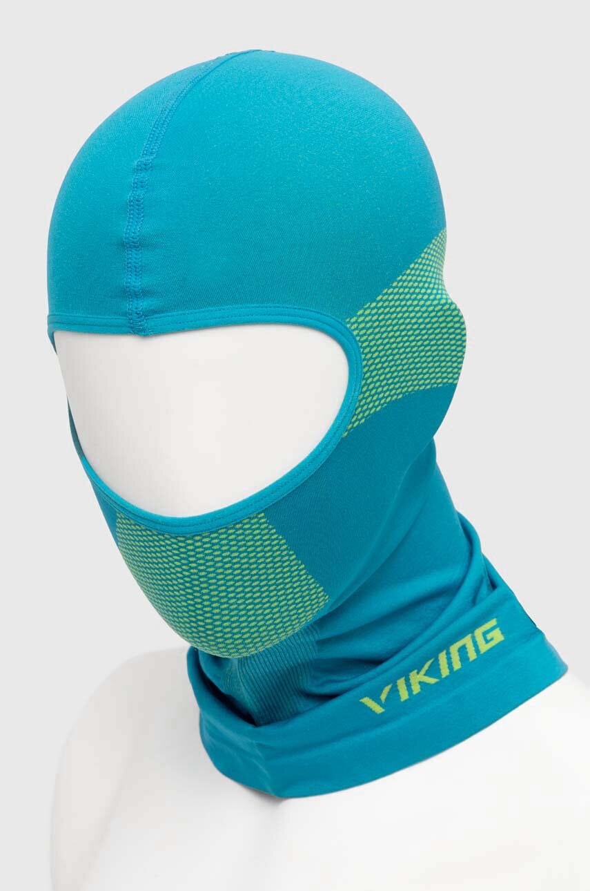 

Балаклава Viking Sigurd колір бірюзовий з тонкого трикотажу