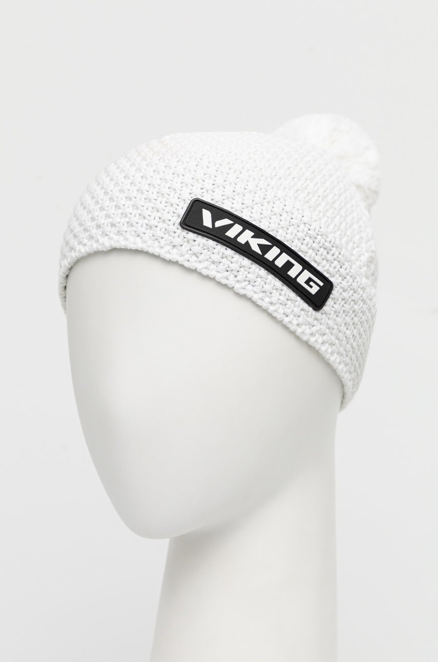 

Шапка Viking цвет белый шерсть