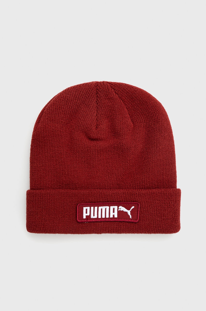 

Шапка Puma в бордо с фина плетка