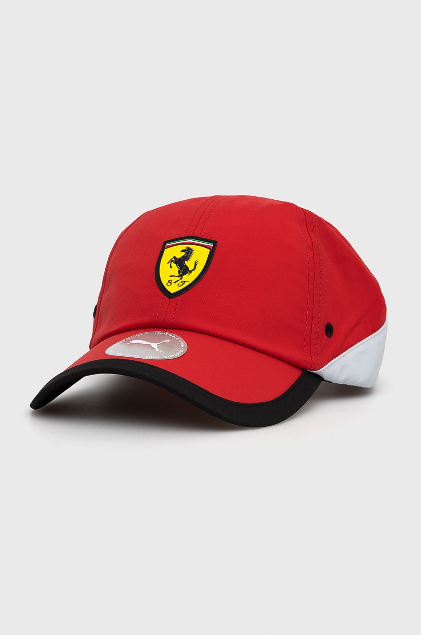 

Шапка Puma в червено с апликация, Червен