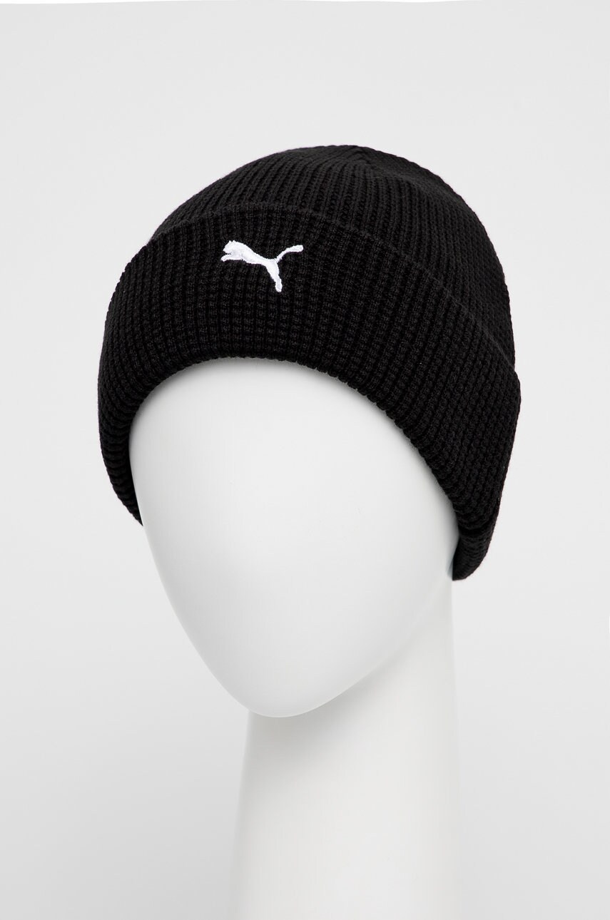 

Шапка Puma цвет чёрный из тонкого трикотажа