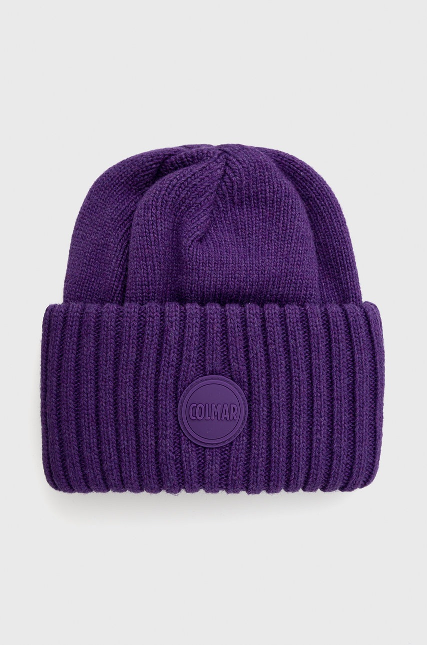 

Шапка Colmar в лилаво от плътен трикотаж, Виолетов