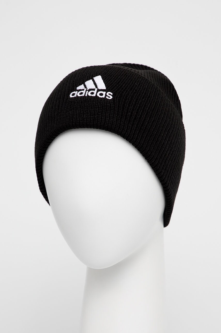 

Шапка adidas Performance GH7241 цвет чёрный из тонкого трикотажа