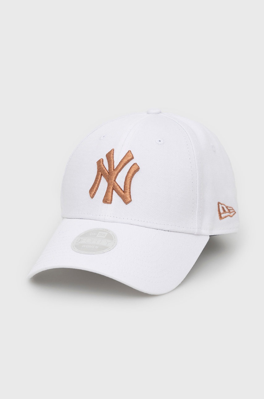 

Шапка New Era в бяло с апликация, Бял