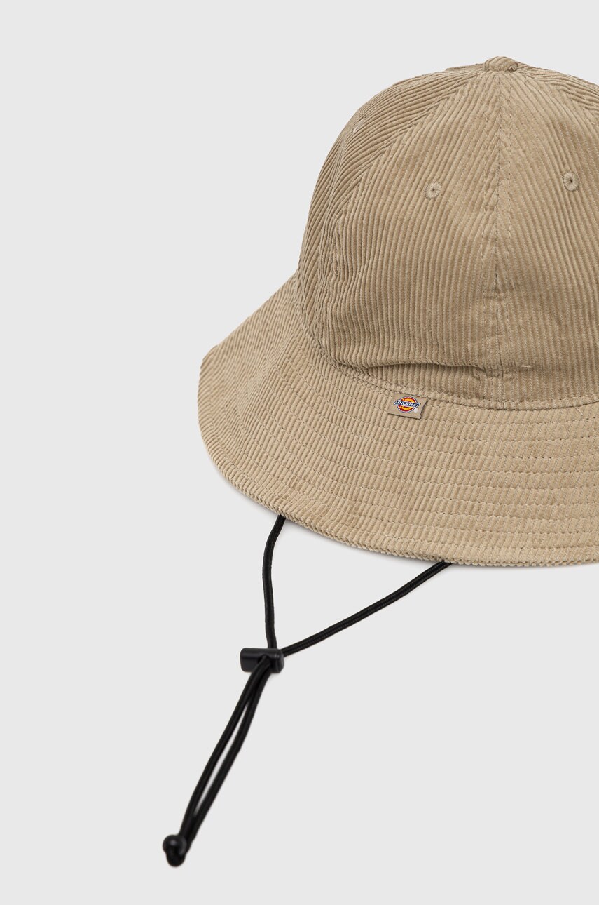 

Вельветовая шляпа Dickies цвет жёлтый хлопковый