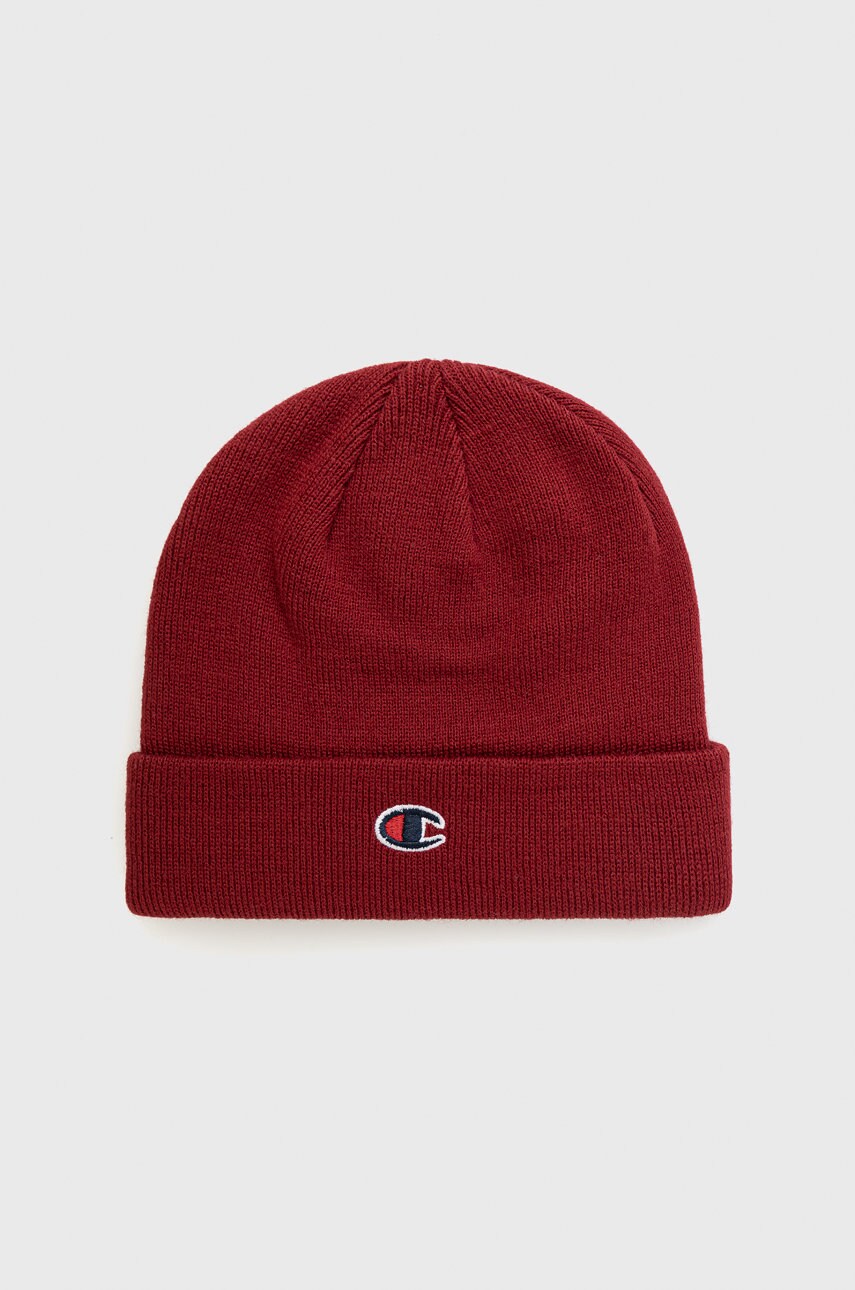 Champion căciulă 805442 culoarea bordo, din tesatura neteda