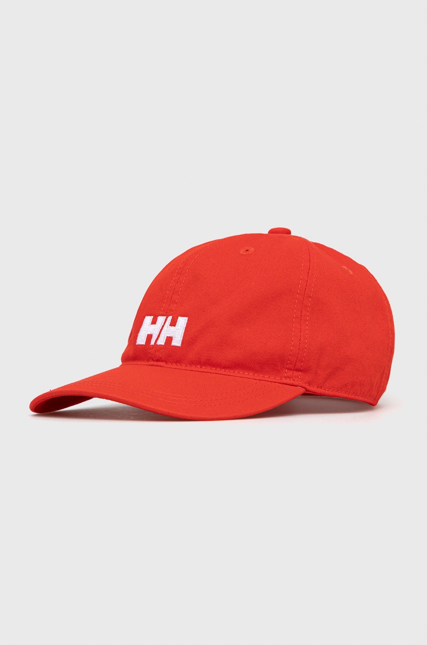 

Шапка Helly Hansen в червено с апликация, Червен