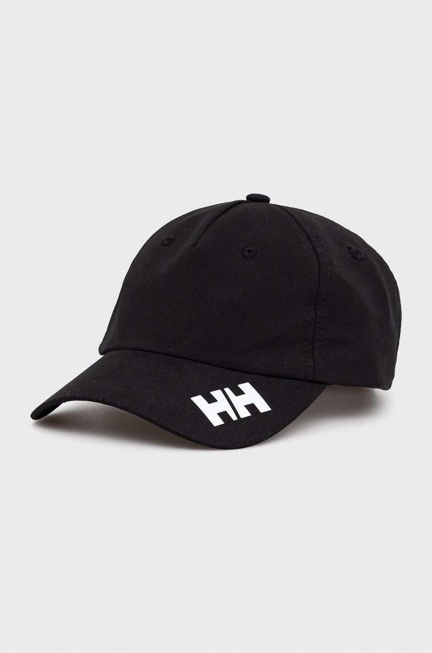 Helly hansen căciulă culoarea negru, material neted