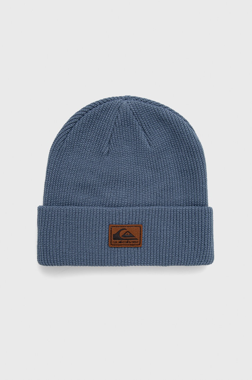 

Шапка Quiksilver колір чорний з тонкого трикотажу