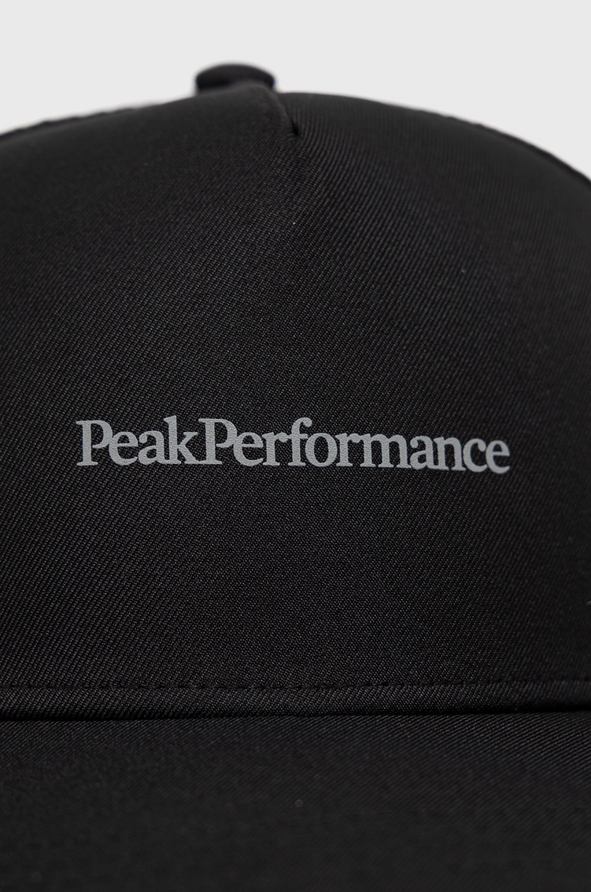 

Кепка Peak Performance цвет чёрный с принтом