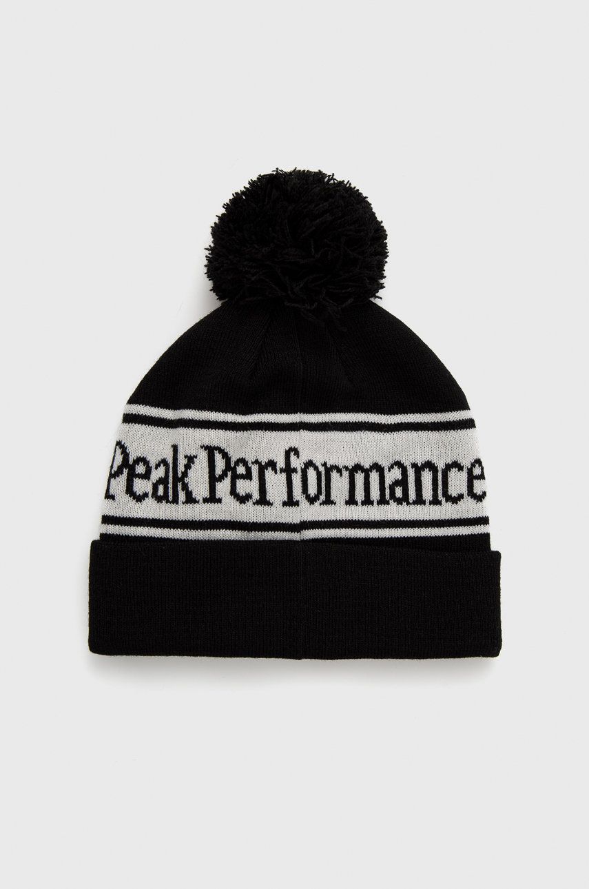 Peak Performance Căciulă culoarea negru answear.ro imagine megaplaza.ro