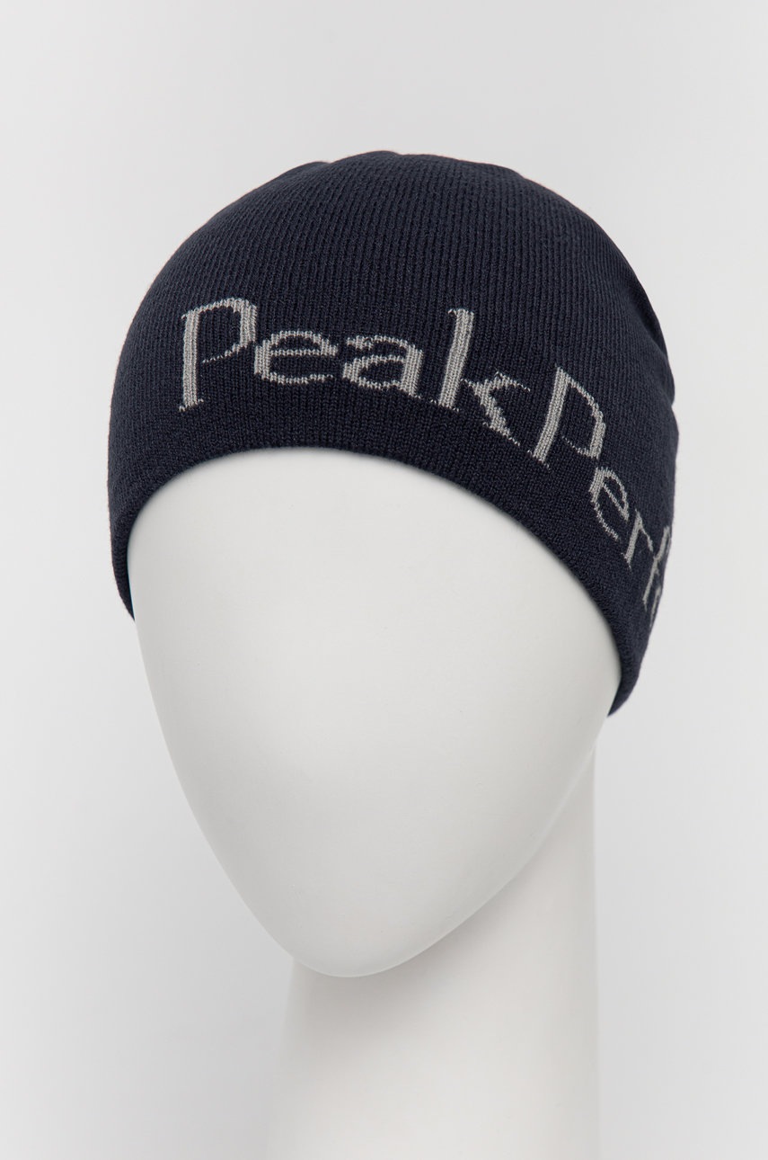 

Шапка Peak Performance цвет синий