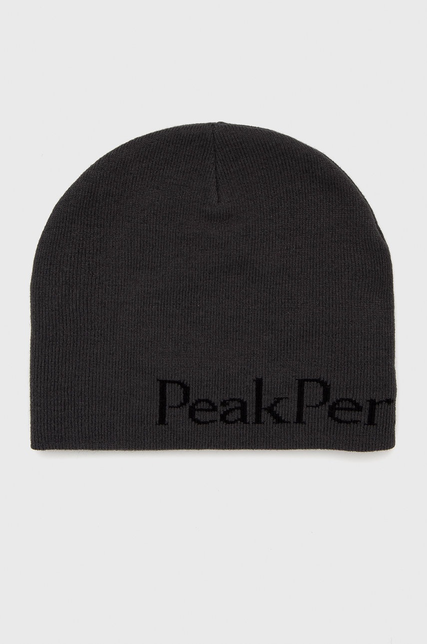

Шапка Peak Performance в сиво, Сив