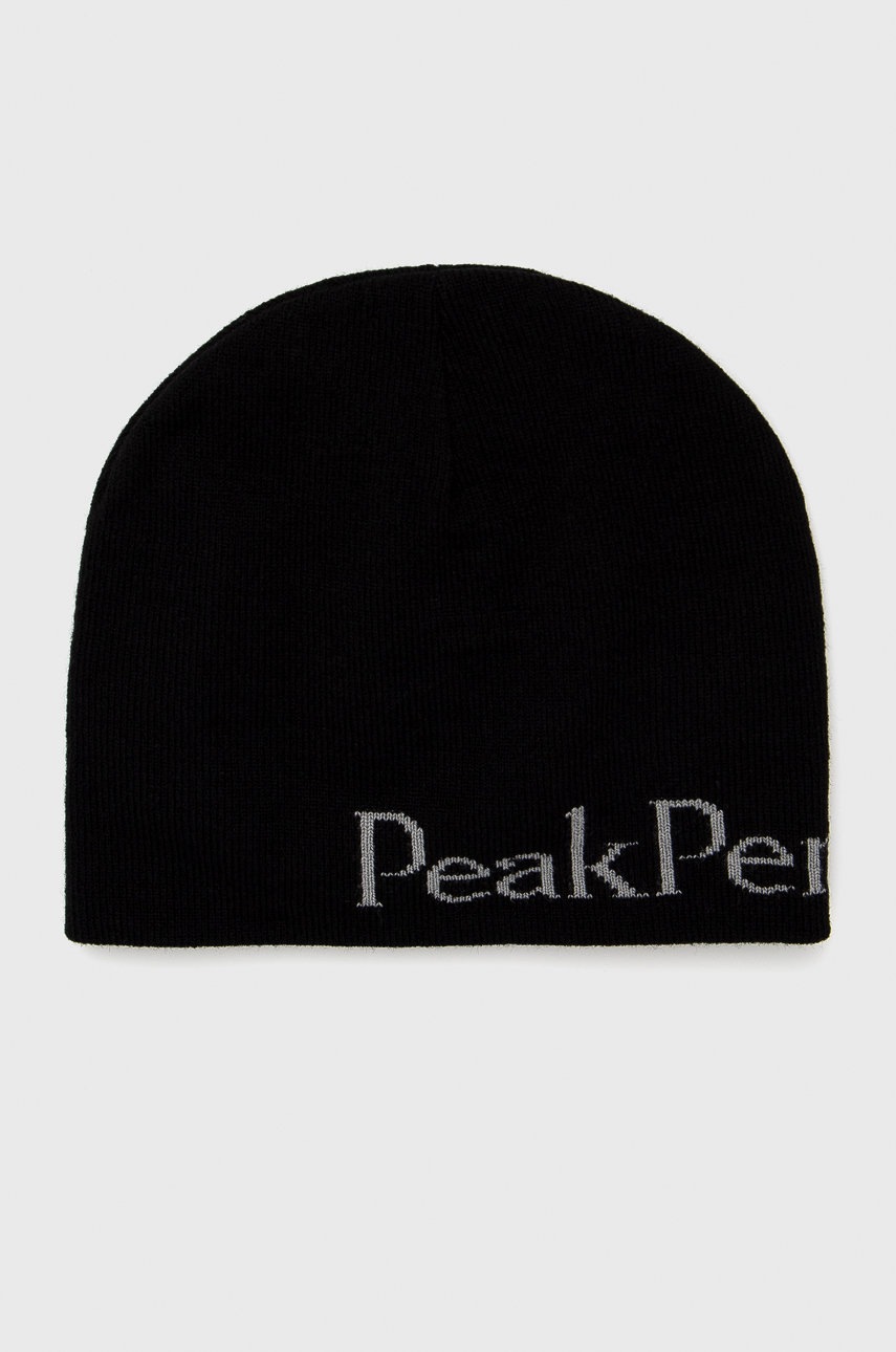 

Шапка Peak Performance в черно, Черен