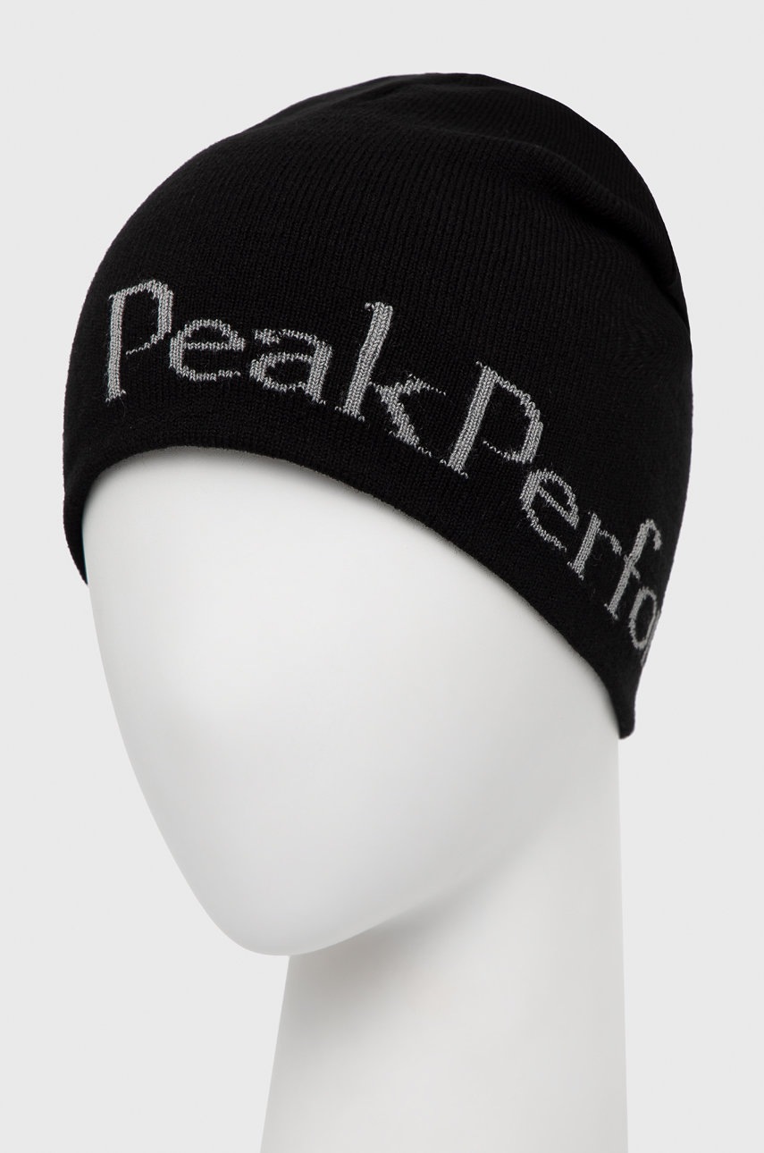 

Шапка Peak Performance цвет чёрный