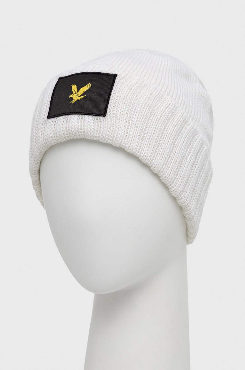 

Шапка Lyle & Scott цвет белый