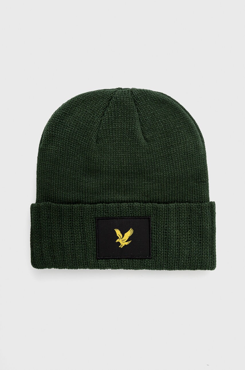 Lyle & scott căciulă culoarea verde