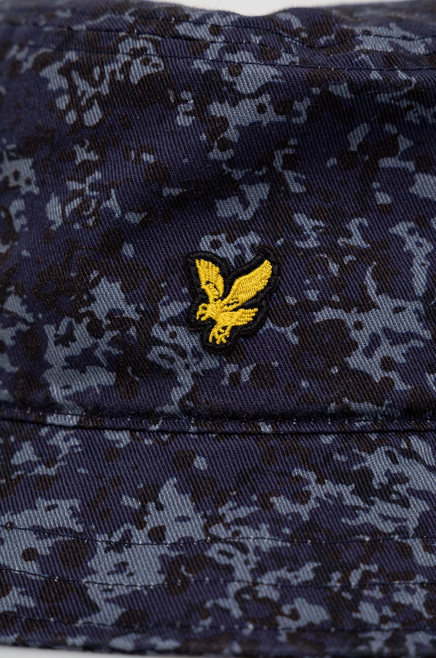 

Капелюх Lyle & Scott колір синій з бавовни