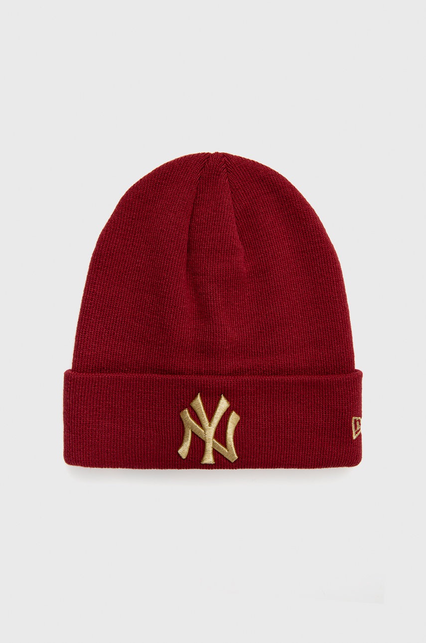 New Era Czapka kolor czerwony