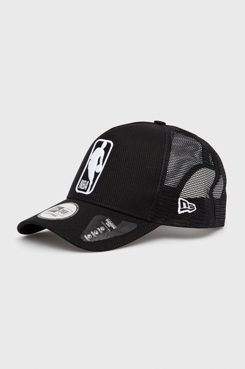 

Шапка New Era в черно с изчистен дизайн, Черен