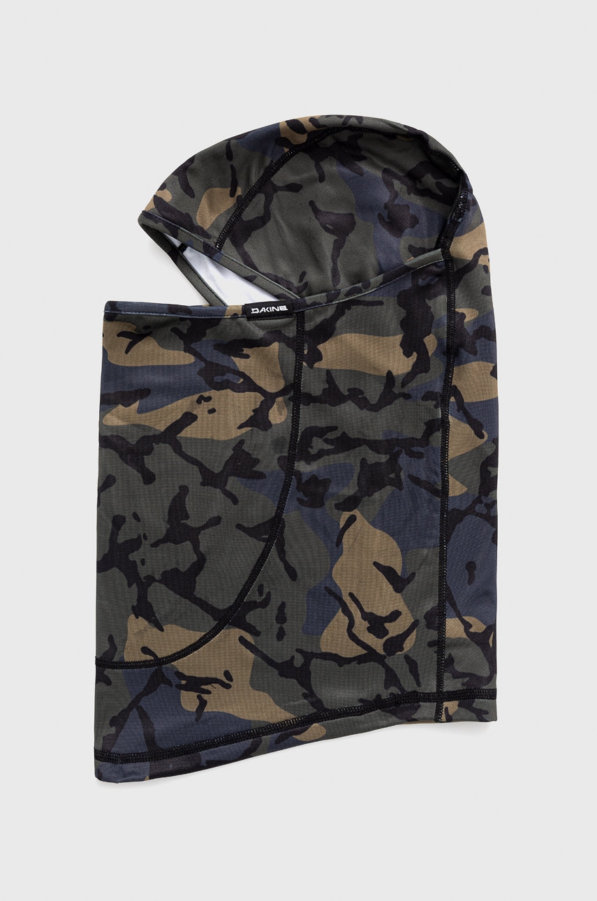 Шапка-шлем Dakine Ninja Balaclava цвет зелёный из тонкого трикотажа