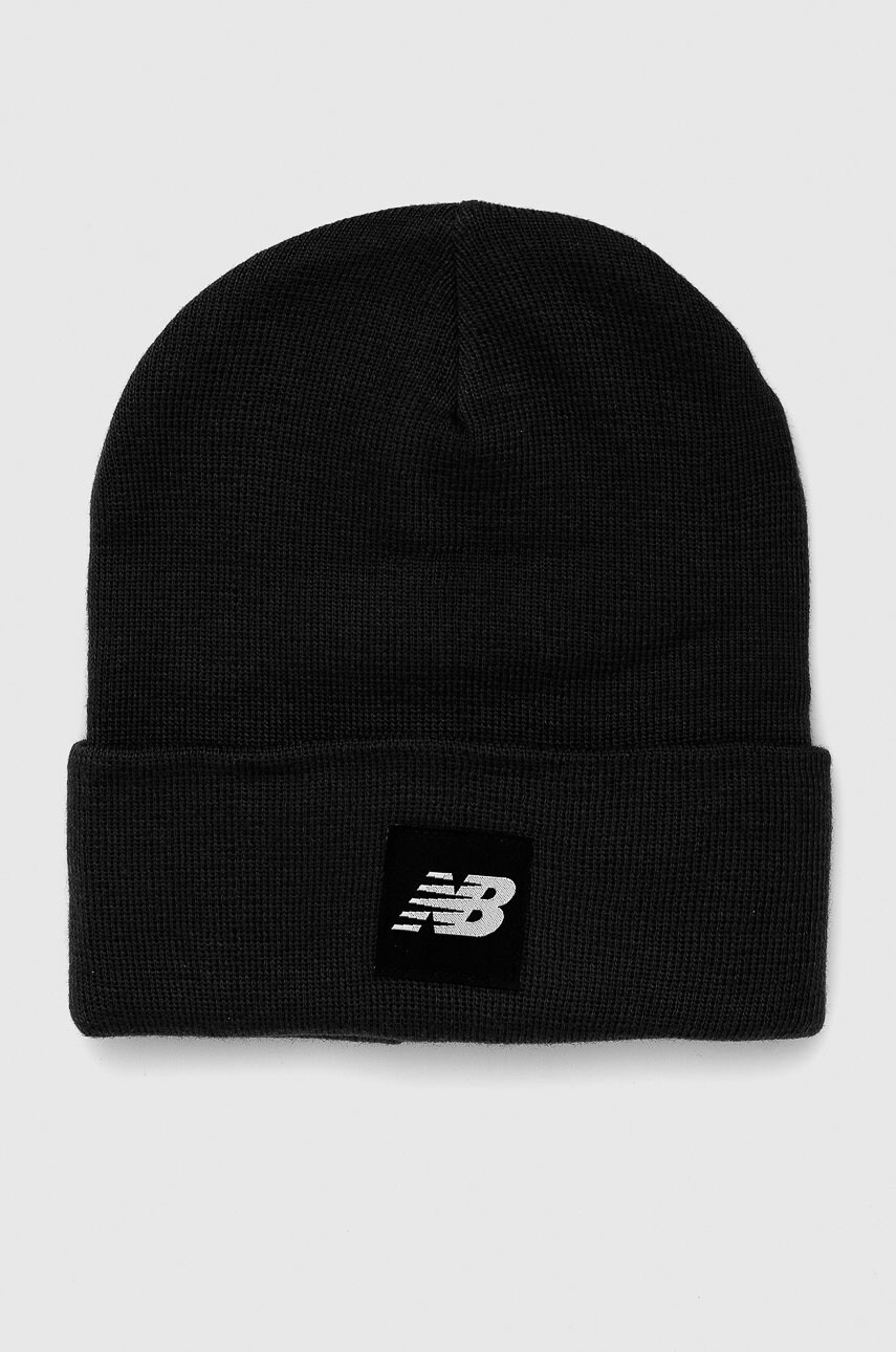 New Balance Căciulă LAH13034BK culoarea negru