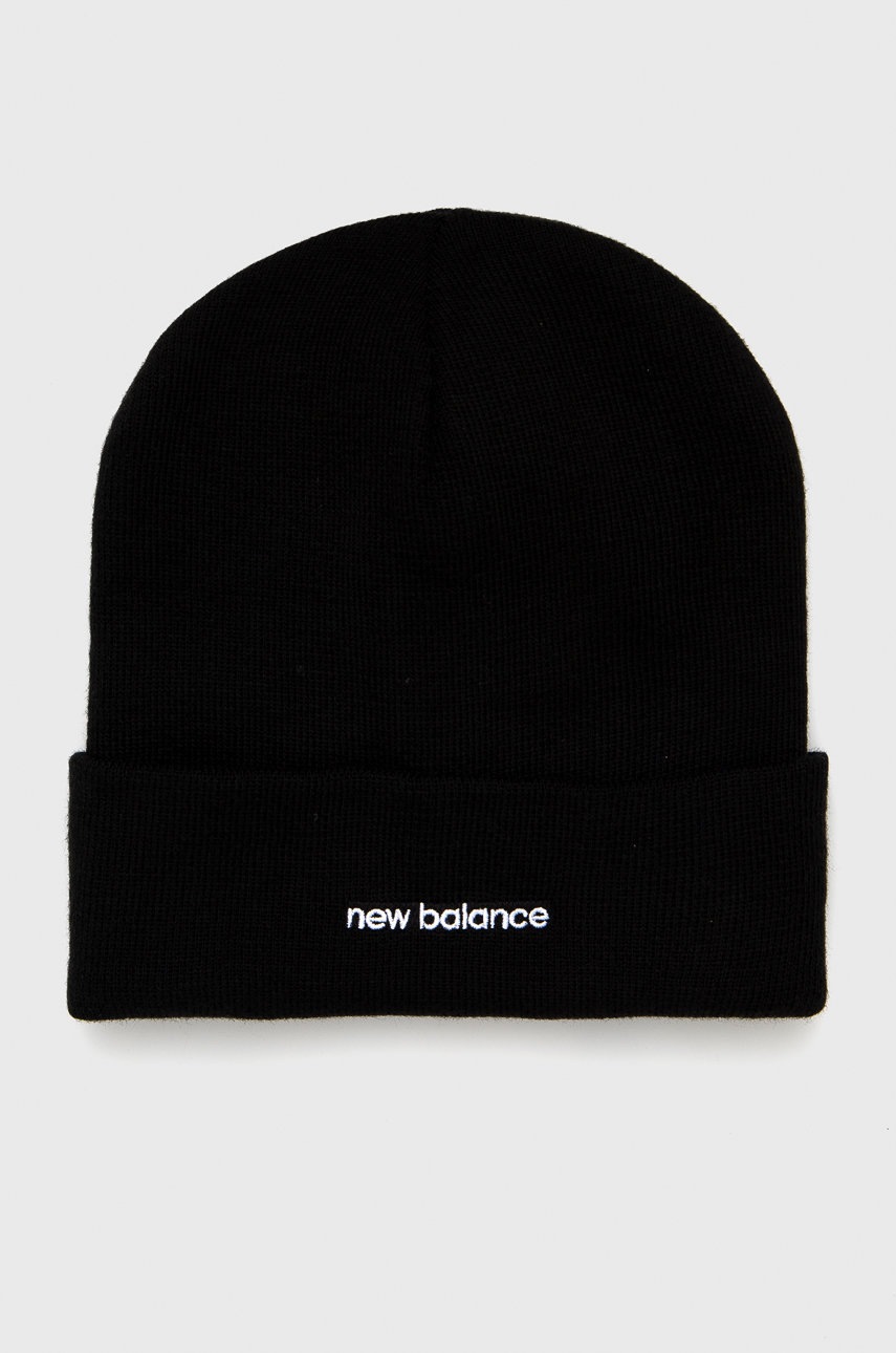 

Шапка New Balance LAH13032BK в черно, Черен