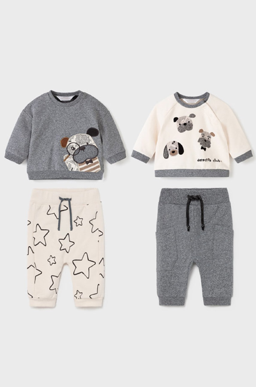 

Mayoral Newborn - Детски комплект (2 броя), Сив