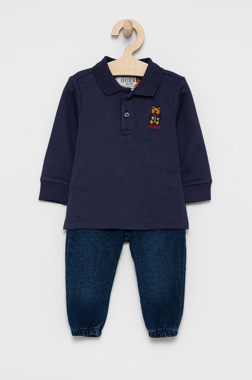 

Детски комплект Guess в тъмносиньо, Тъмносин