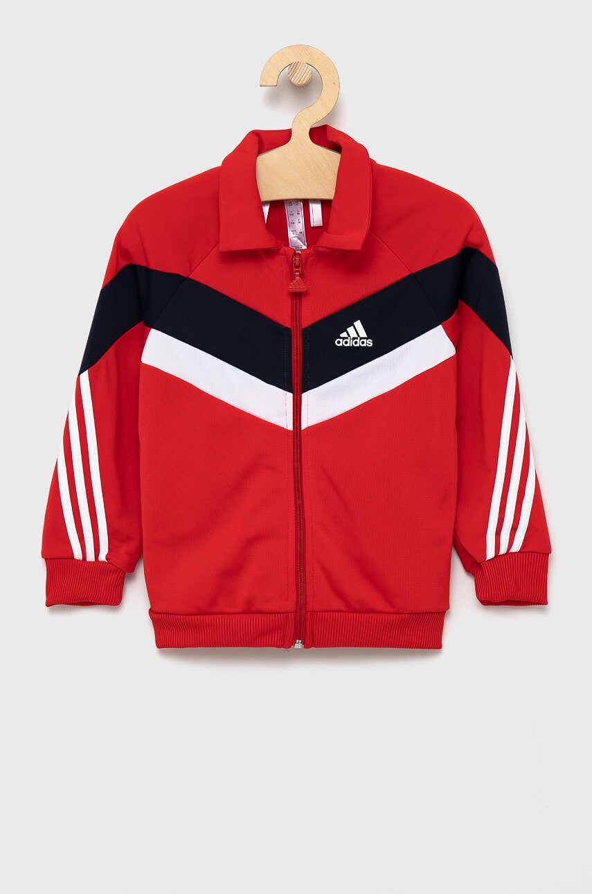 

Дитячий спортивний костюм adidas Performance колір червоний
