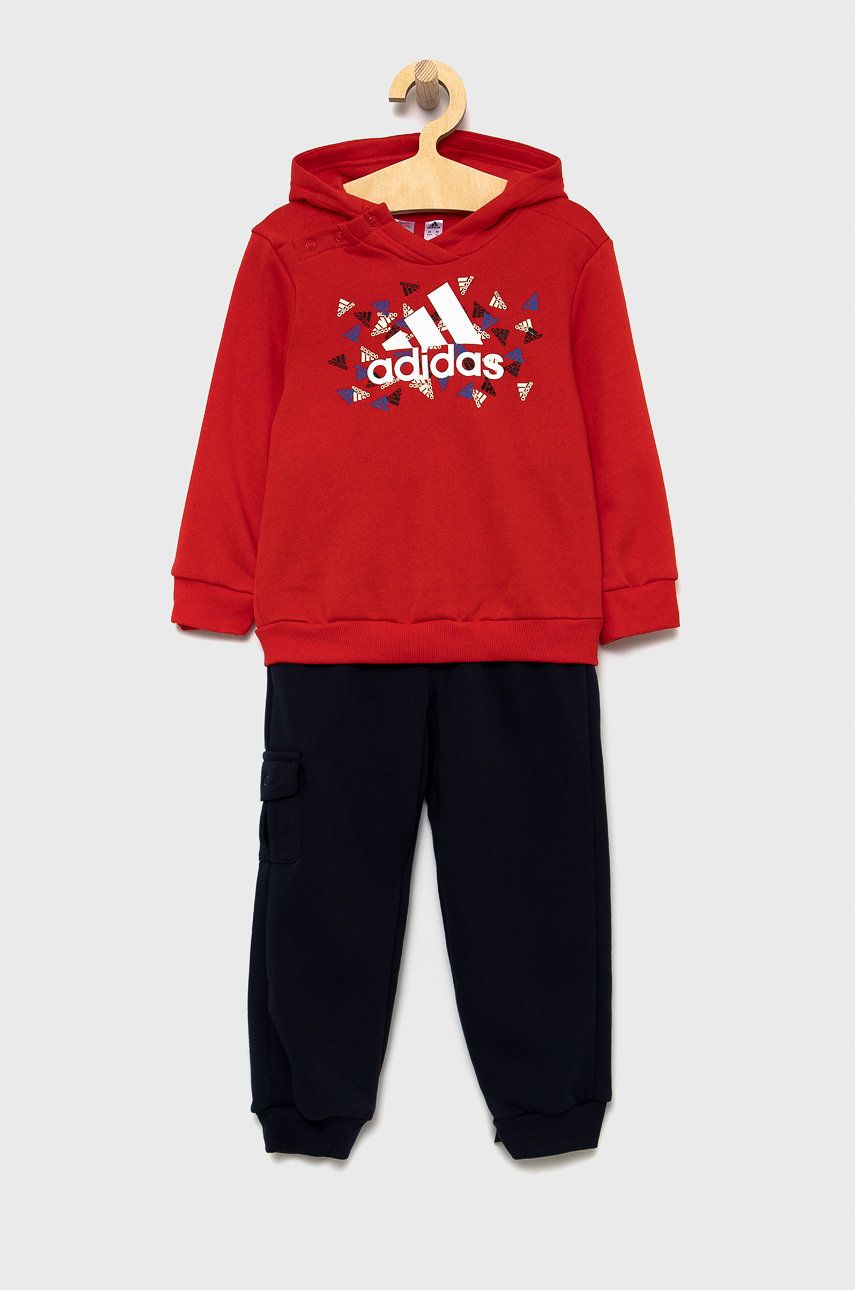 Adidas Performance Komplet dziecięcy kolor czerwony