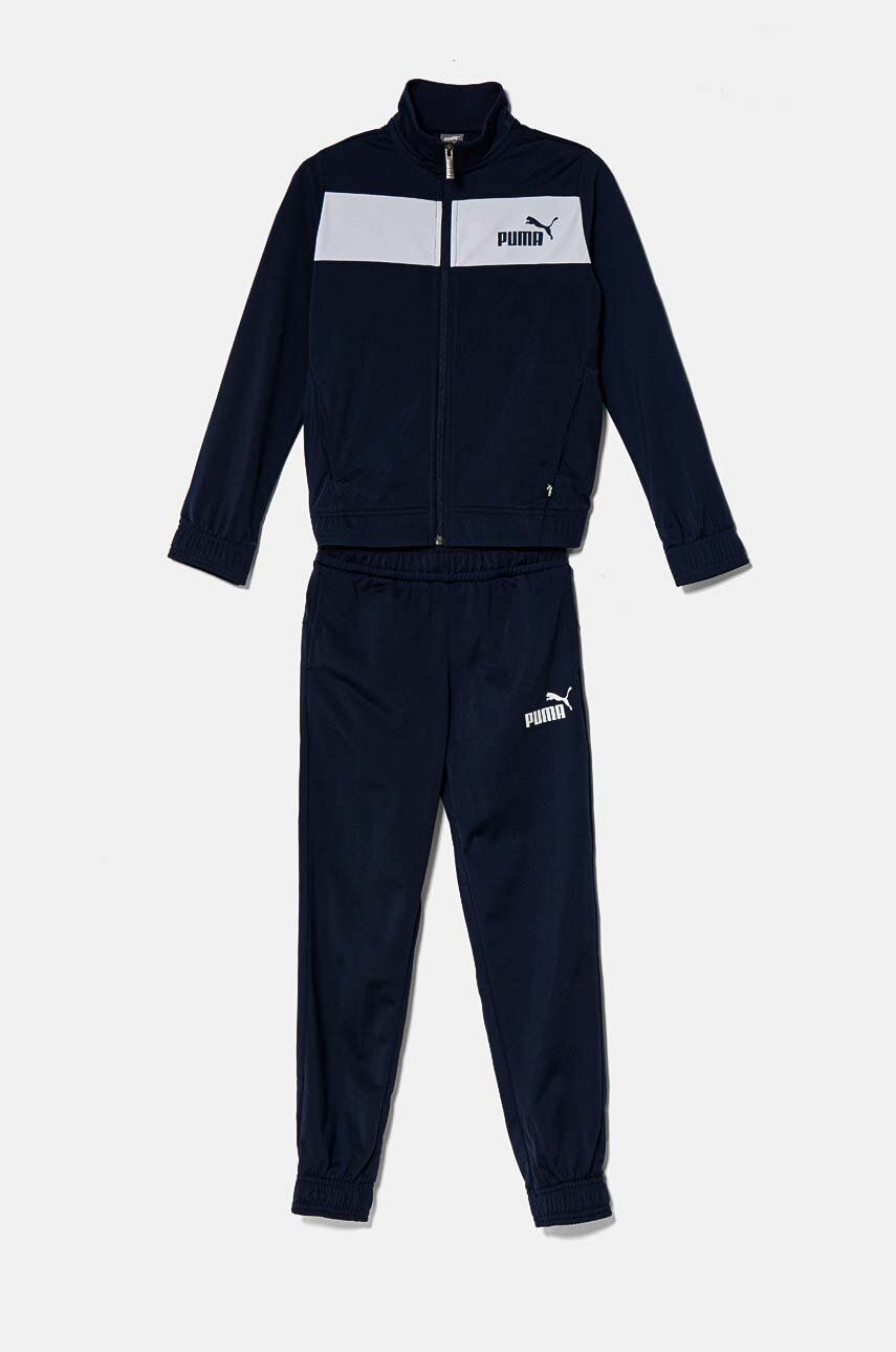 Puma compleu copii culoarea albastru marin Puma compleu copii culoarea albastru marin - Treninguri.eu