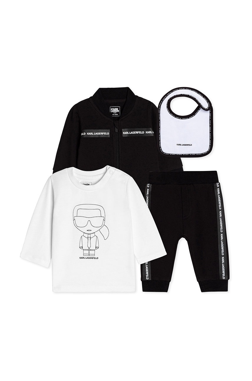 

Детски комплект Karl Lagerfeld в черно, Черен