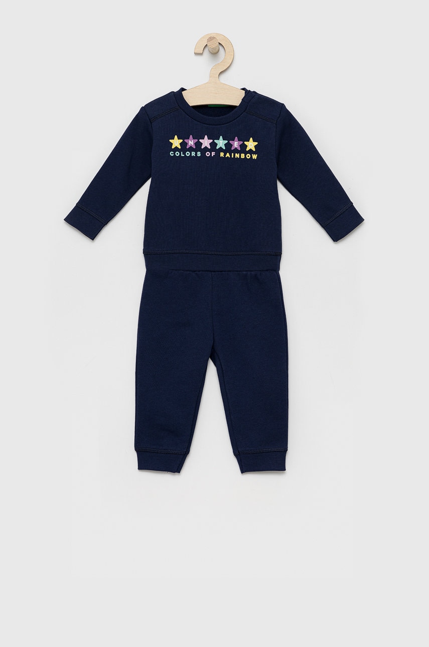 United Colors Of Benetton trening copii culoarea albastru marin