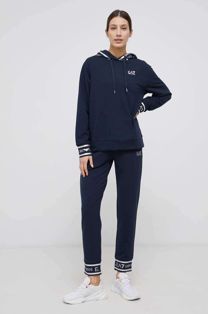 

Спортивный костюм EA7 Emporio Armani женский цвет синий