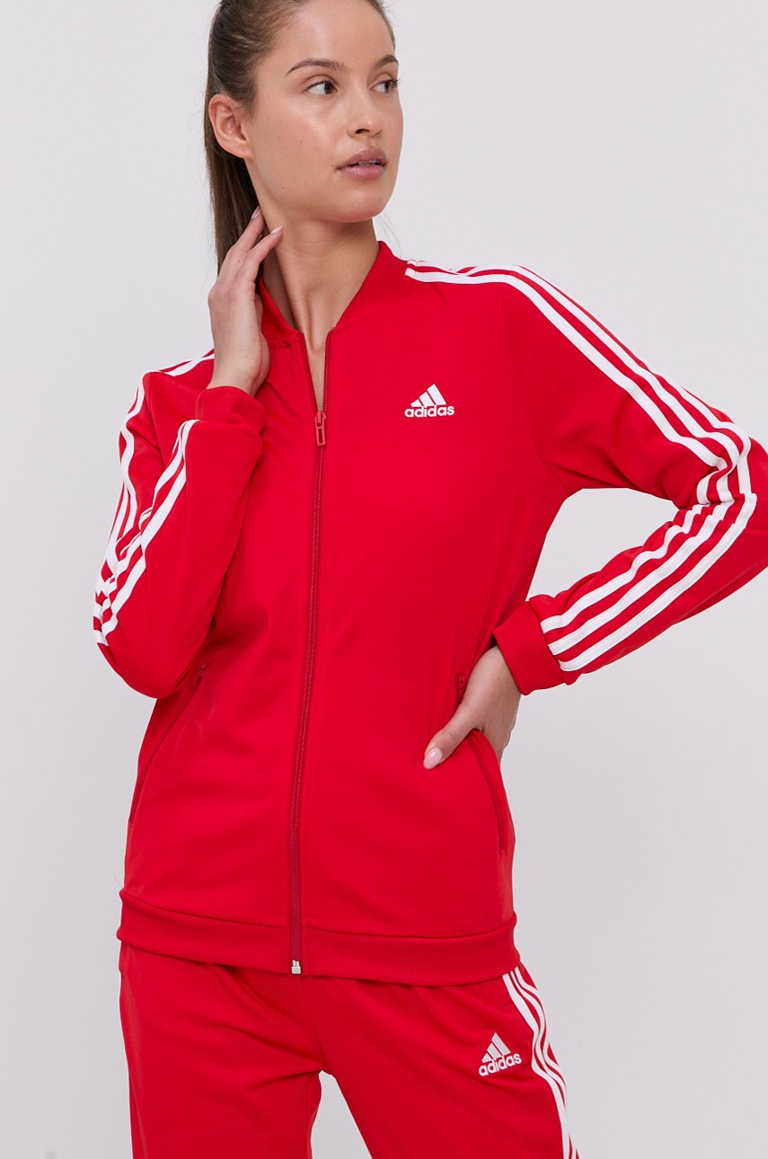 

Комплект adidas жіночий колір червоний