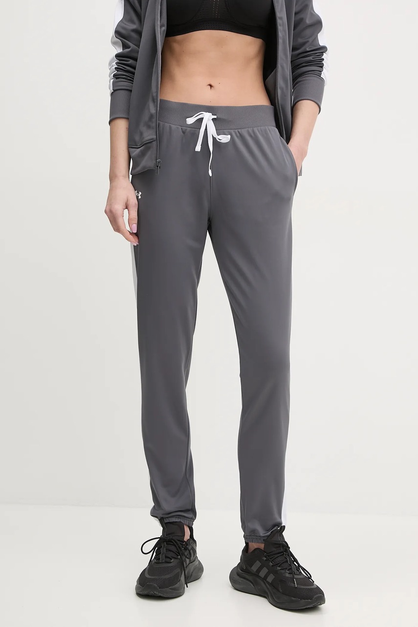 Αθλητική φόρμα Under Armour Tricot χρώμα: γκρι, 1365147 φωτογραφία