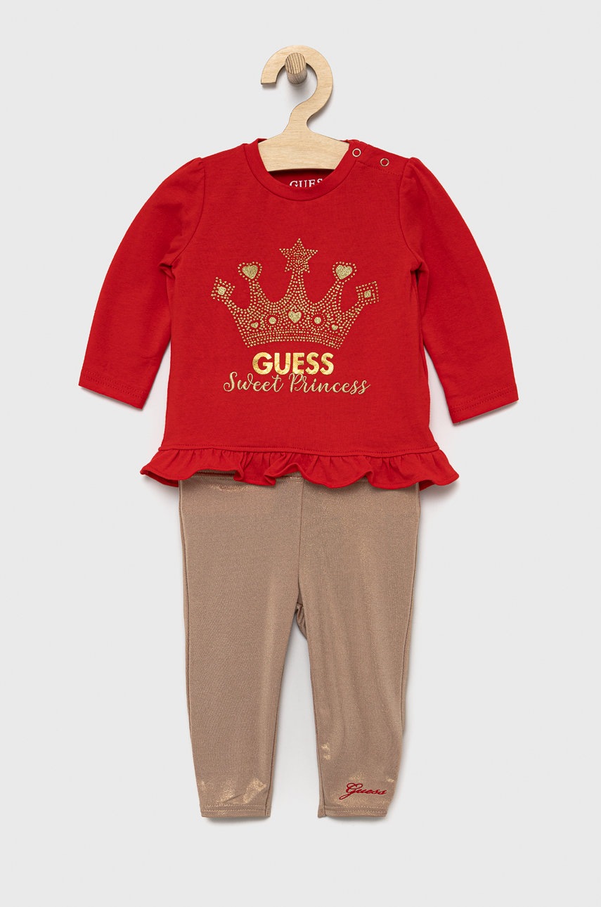 

Детски комплект Guess в червено, Червен