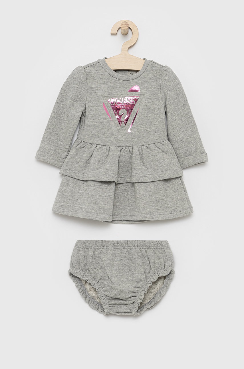 

Детска рокля Guess в сиво, Сив