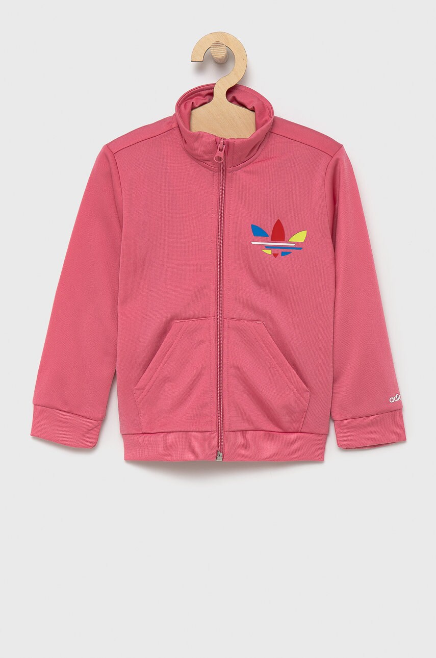 

Детский спортивный костюм adidas Originals цвет розовый