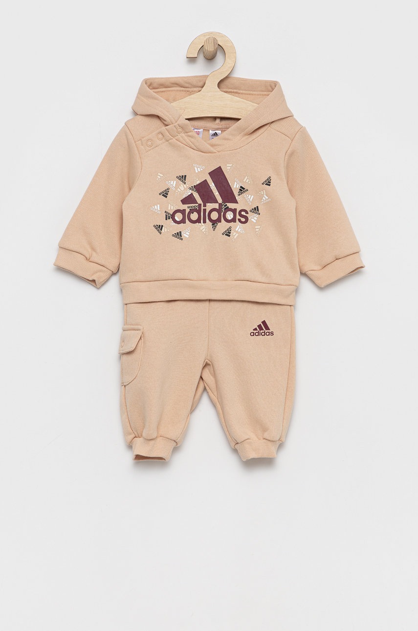 

Детски анцуг adidas Performance в прозрачен цвят, Бежов