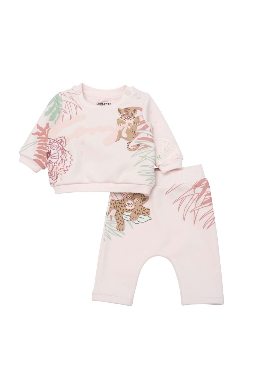 

Детски комплект Kenzo Kids в розово, Розов