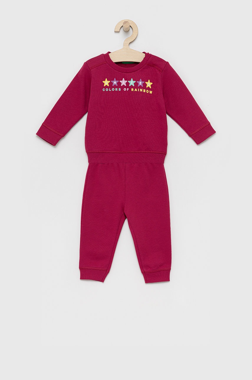 

Детски анцуг United Colors of Benetton в лилаво, Виолетов