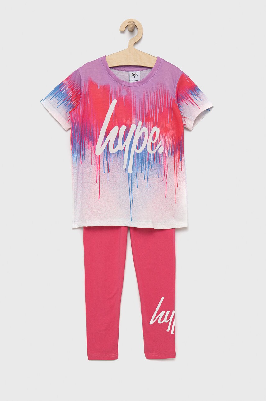 Hype compleu copii culoarea violet